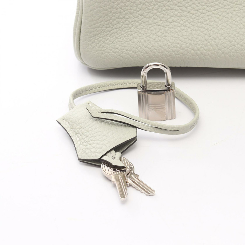 愛馬仕 Birkin 30 手袋 B Togo 皮革 Gris neve 二手 SHW 女士-5