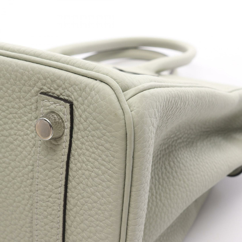 愛馬仕 Birkin 30 手袋 B Togo 皮革 Gris neve 二手 SHW 女士-7