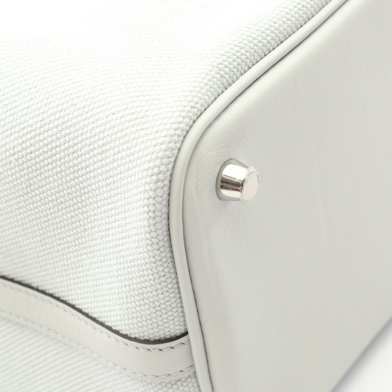 愛馬仕 Picotin Lock PM Cargo 手提包 K Toile Goeland Swift 灰色鉑金 SHW-6