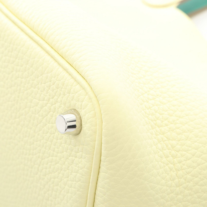 愛馬仕 Picotin Lock PM 托特水桶包，配 Taurillon Clemence eclat SHW 五金件，二手-6