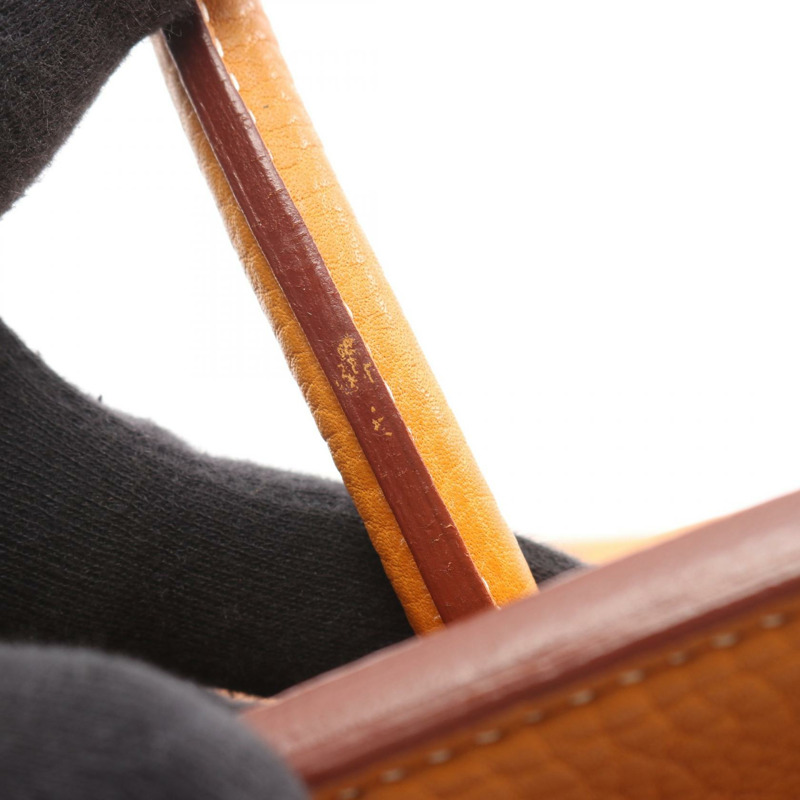 愛馬仕 Birkin 35 手提包，H Fjord 皮革，天然貂皮色，二手，金色五金-12