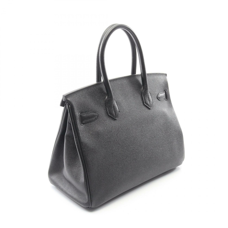 愛馬仕 Birkin 30 手提包,X Epsom 皮革,黑色,二手,女士,金色五金-1