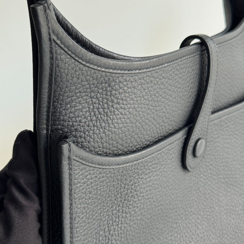 99新🆕 Hermès 愛馬仕 Evelyne 29 黑色銀釦-7