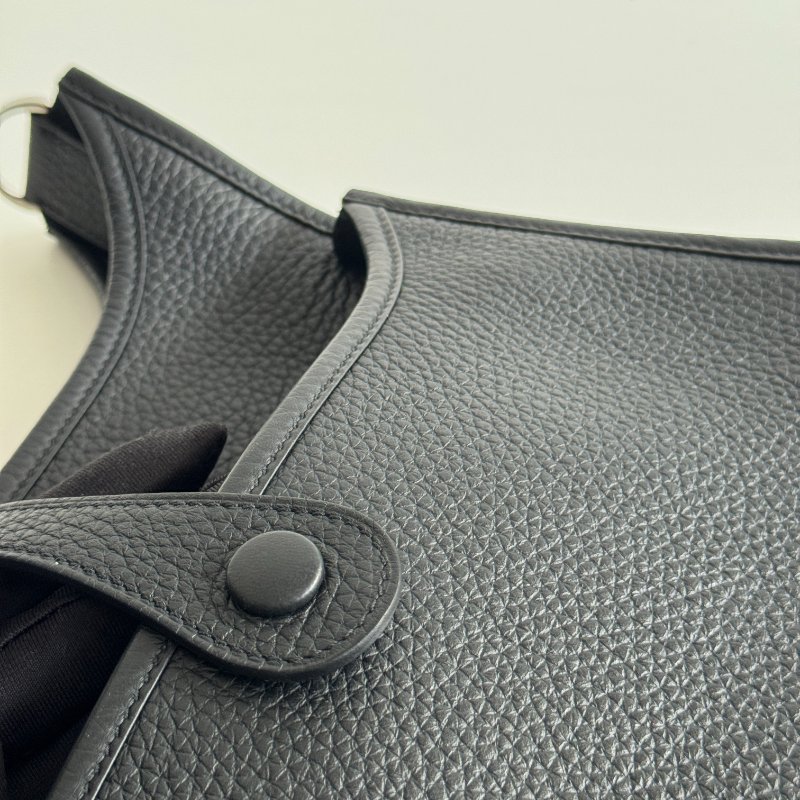 99新🆕 Hermès 愛馬仕 Evelyne 29 黑色銀釦-8