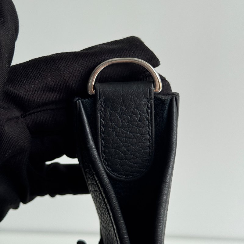 99新🆕 Hermès 愛馬仕 Evelyne 29 黑色銀釦-13
