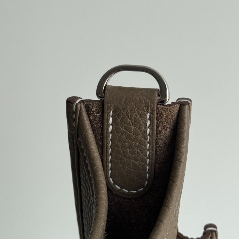 閒置新🤎 全配有購證🙌🏻 Hermès 愛馬仕 Evelyne 23 大象灰銀釦-12