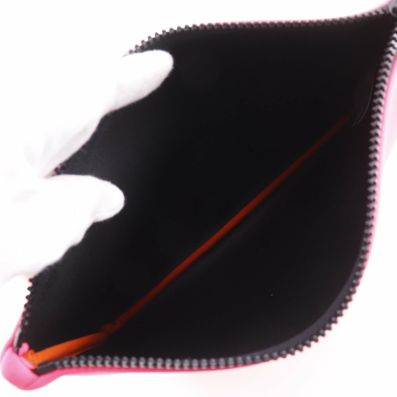 愛馬仕 (Hermes) Neovan MM 手拿包，聚氨酯材質，粉紅色，女士款-4