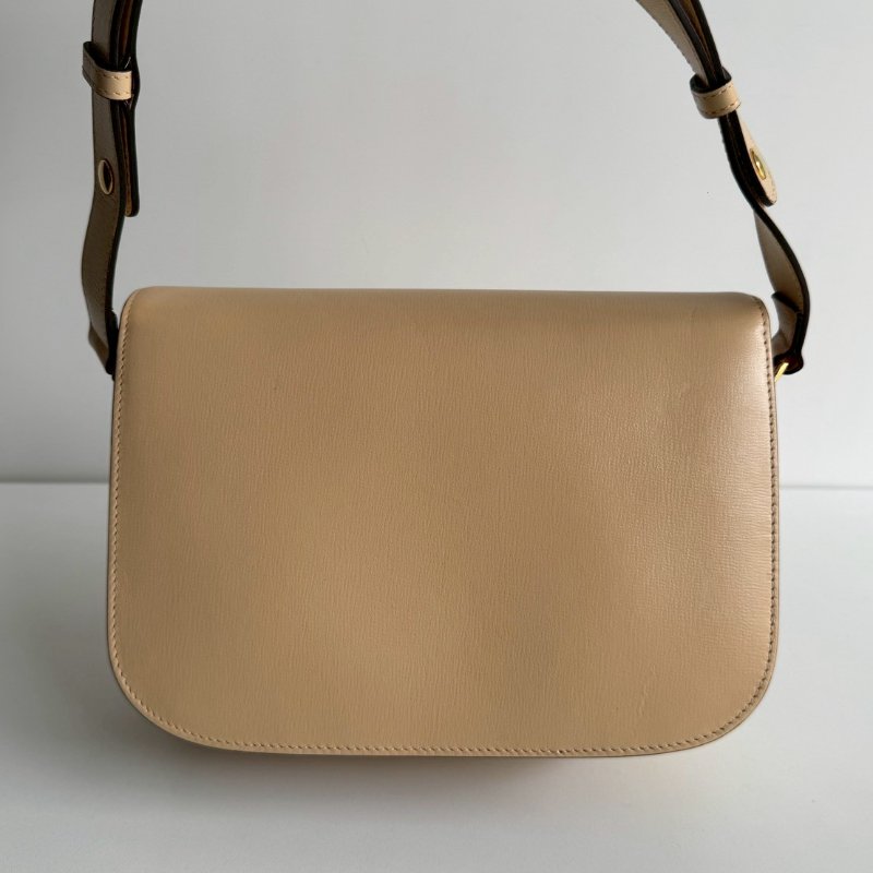 99新🆕 Gucci 古馳 1955 馬鞍包 奶茶色-8