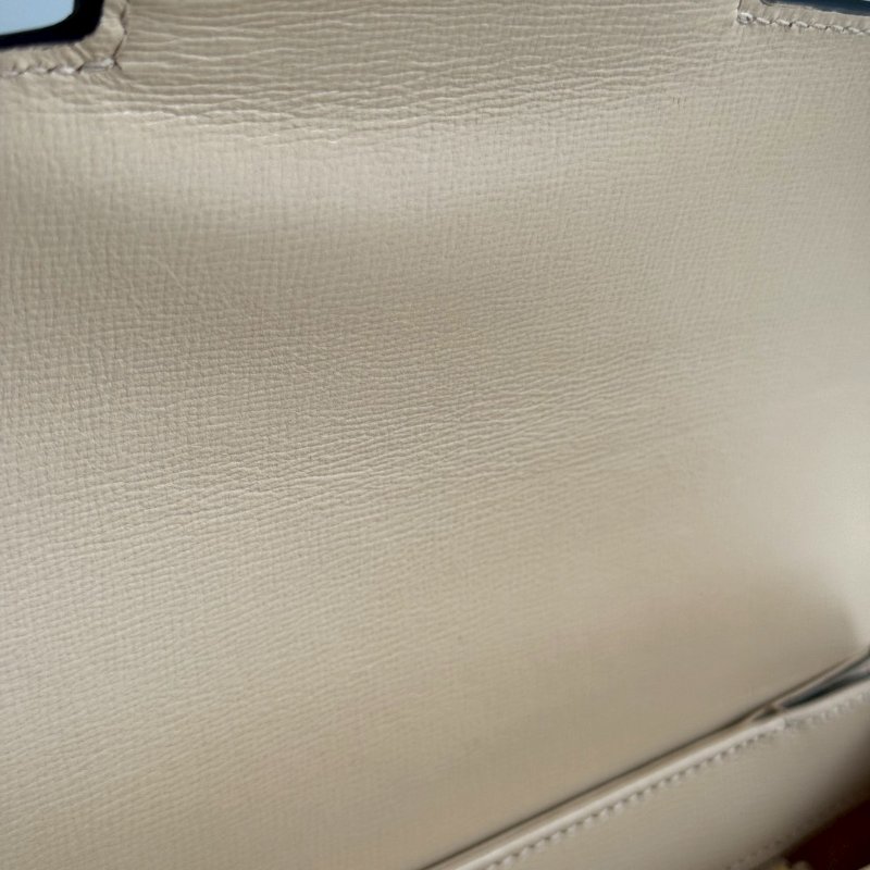 99新🆕 Gucci 古馳 1955 馬鞍包 奶茶色-14