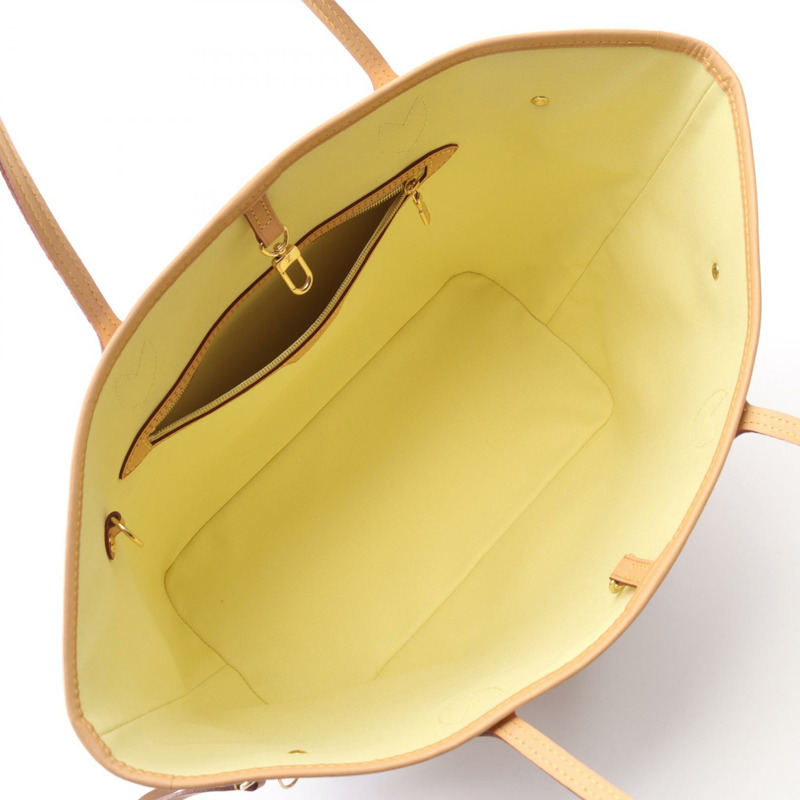 路易威登 Neverfull MM 手提包 N40668 Damierlicious 帆布粉紅二手女款-2