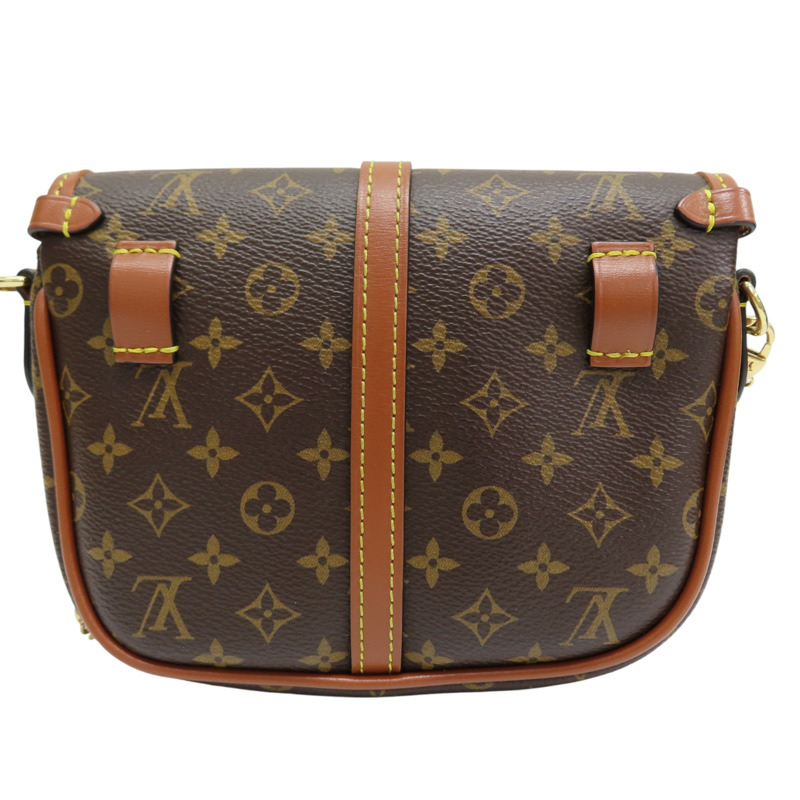 棕色 原花帆布 兩用包【LOUIS VUITTON LV 路易威登】 M27096-1