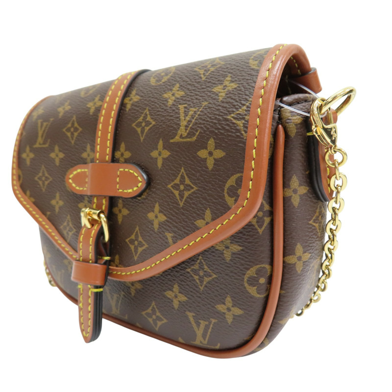 棕色 原花帆布 兩用包【LOUIS VUITTON LV 路易威登】 M27096-2