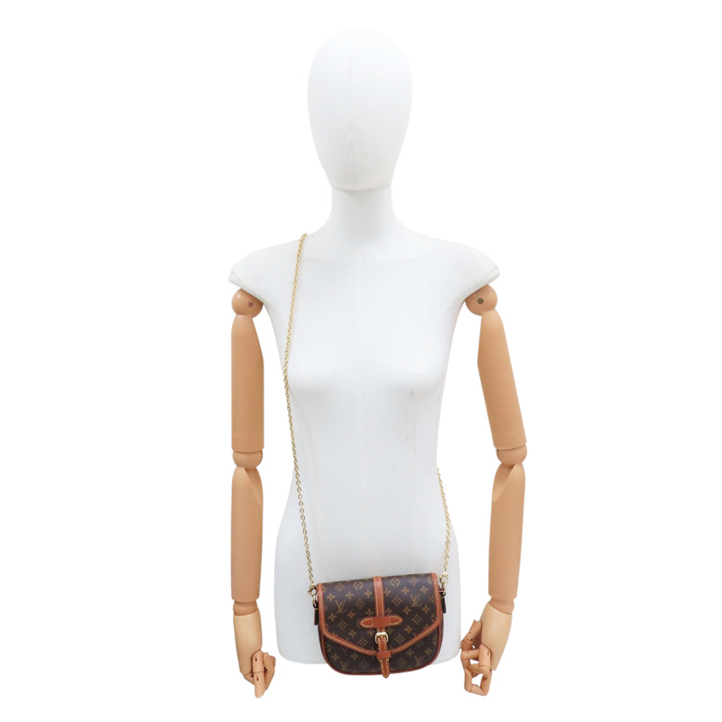 棕色 原花帆布 兩用包【LOUIS VUITTON LV 路易威登】 M27096-6