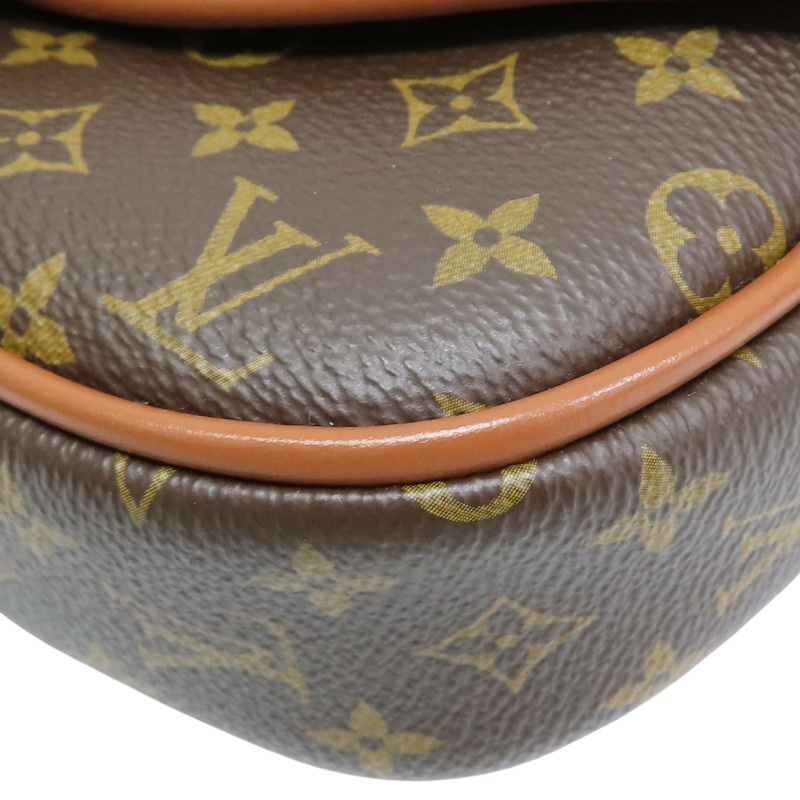 棕色 原花帆布 兩用包【LOUIS VUITTON LV 路易威登】 M27096-9