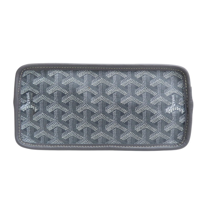 灰色 Goyardine帆布 Anjou Mini 手提包【GOYARD 高雅德】 AMAANJOU-MINI-51-3