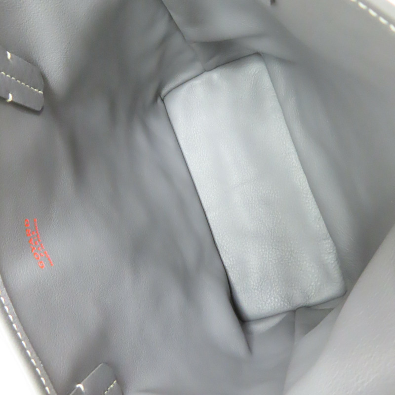 灰色 Goyardine帆布 Anjou Mini 手提包【GOYARD 高雅德】 AMAANJOU-MINI-51-4