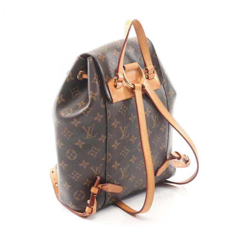 路易威登 Montsouris 雙肩包 M43431 Monogram 帆布皮革 二手-1