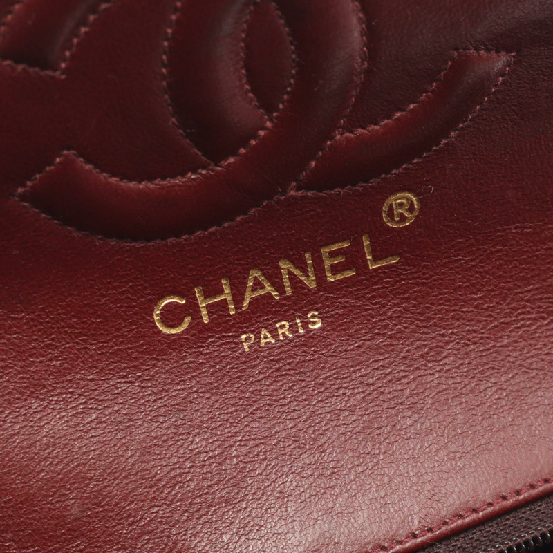 香奈兒迷你絎縫鏈條單肩包,羊皮材質,黑色,二手,女士款,金色五金-3