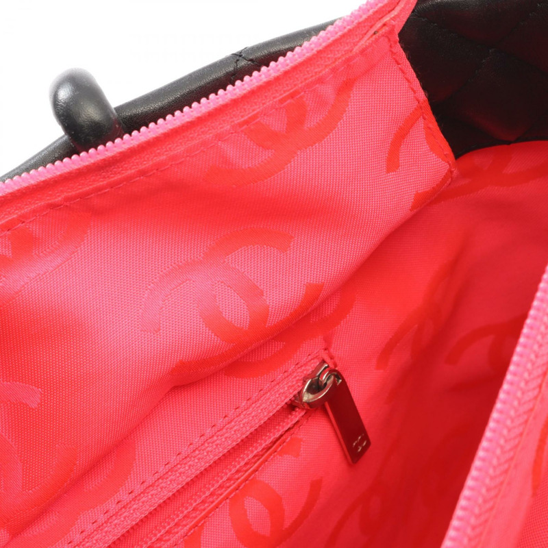 香奈兒 Cambon 系列大號托特包 A25169 皮革 黑白 二手 女士 SHW-5