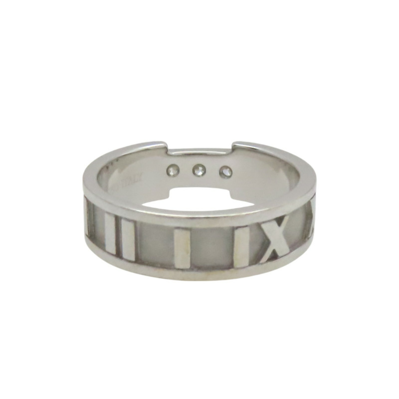 18K白金 3PD鑽石 ATLAS 戒指【Tiffany & Co 蒂芬妮】-3