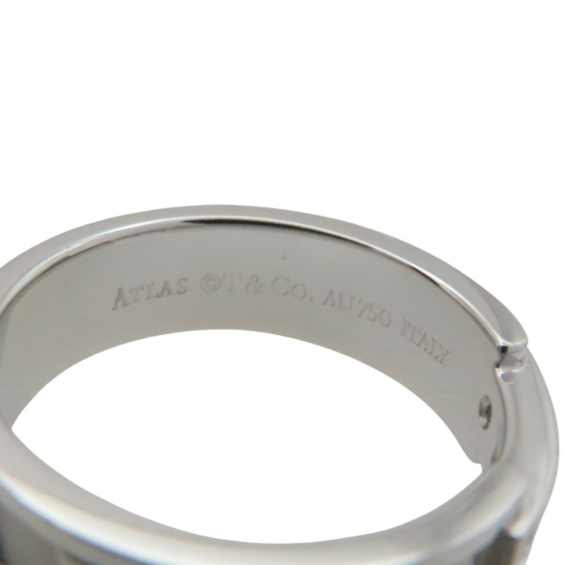 18K白金 3PD鑽石 ATLAS 戒指【Tiffany & Co 蒂芬妮】-6