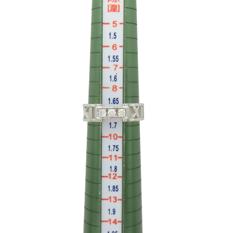 18K白金 3PD鑽石 ATLAS 戒指【Tiffany & Co 蒂芬妮】-10