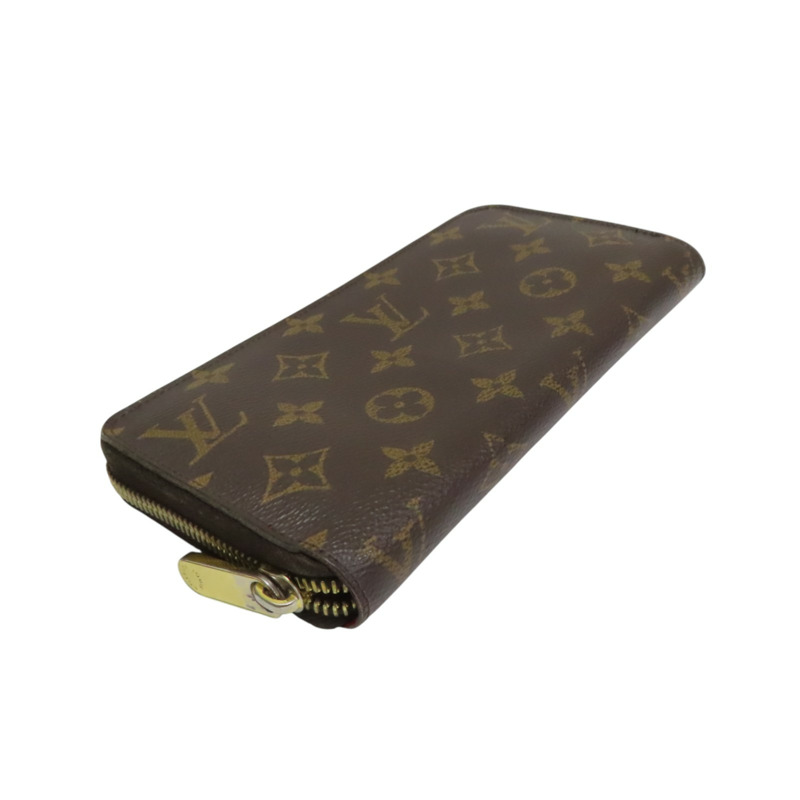 棕色 原花帆布 Zippy 拉鍊長夾【LOUIS VUITTON LV 路易威登】 M41896-2