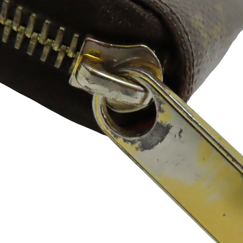 棕色 原花帆布 Zippy 拉鍊長夾【LOUIS VUITTON LV 路易威登】 M41896-13