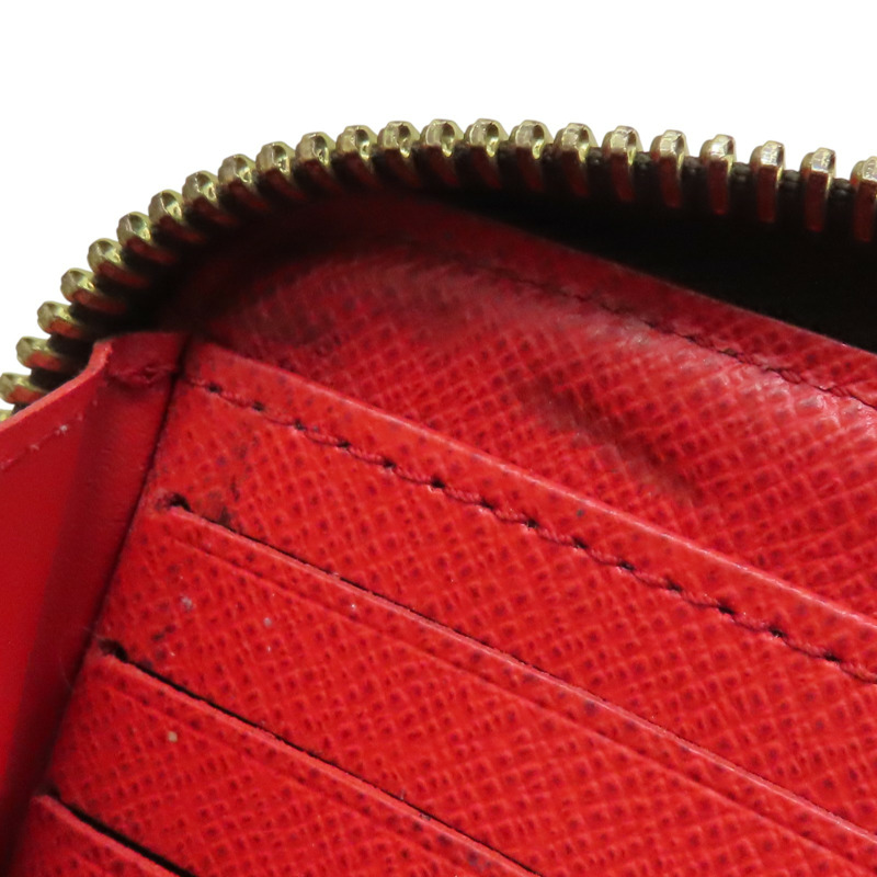 棕色 原花帆布 Zippy 拉鍊長夾【LOUIS VUITTON LV 路易威登】 M41896-14