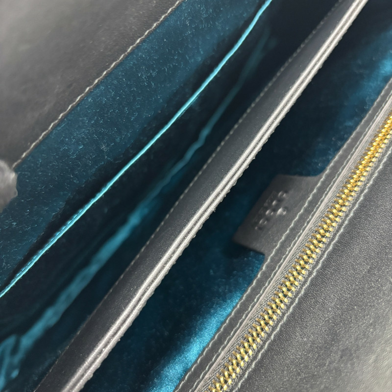 綠色 絨布 Ophidia 鏈帶斜背包 【GUCCI 古馳】 503876-4