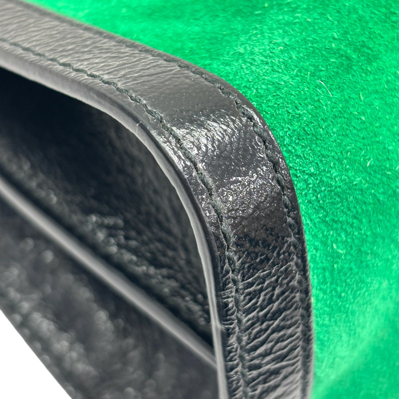 綠色 絨布 Ophidia 鏈帶斜背包 【GUCCI 古馳】 503876-9