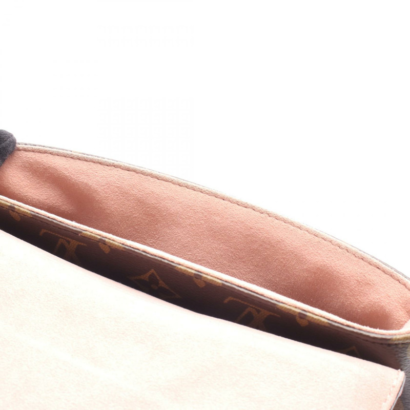 路易威登 Locky BB 單肩手提包 M44080 Monogram 帆布皮革粉紅二手-4