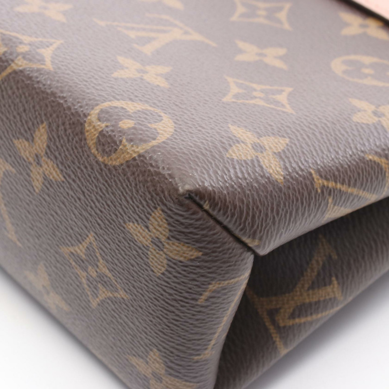 路易威登 Locky BB 單肩手提包 M44080 Monogram 帆布皮革粉紅二手-8