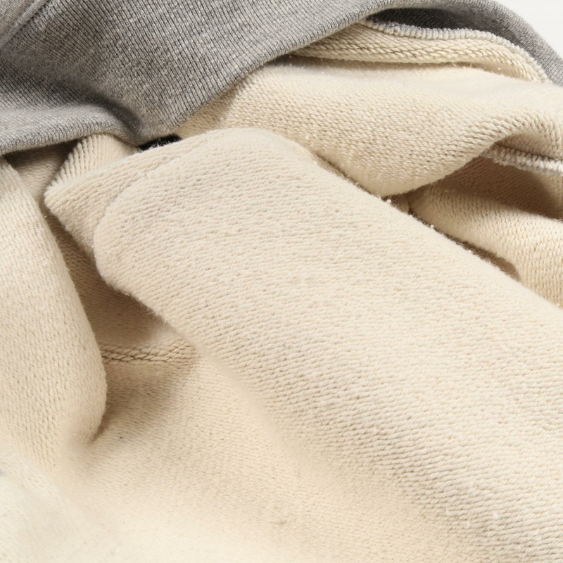 鉻心 (CHROME HEARTS) 十字貼片 CH 標誌刺繡連帽衫，純棉材質，灰色，二手，男款 L 碼-4