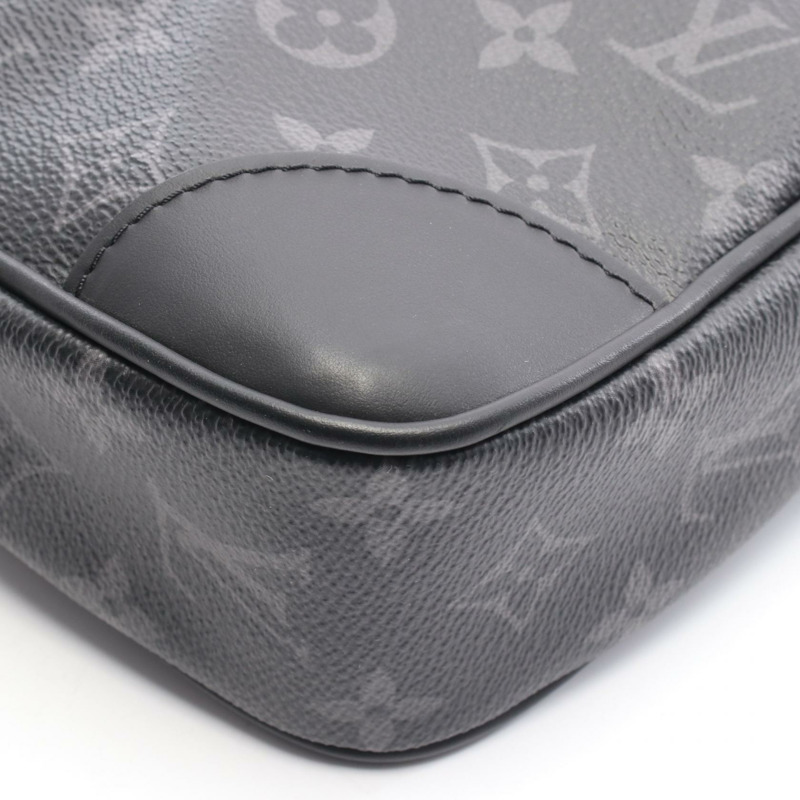 路易威登 Porte Documan Voyage 商務包 M46457 Monogram Eclipse 二手 LV-5