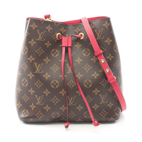 路易威登 Neonoe 肩背包 M43570 Monogram 帆布皮革粉紅二手女士
