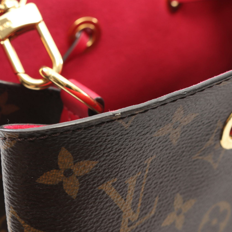 路易威登 Neonoe 肩背包 M43570 Monogram 帆布皮革粉紅二手女士-7