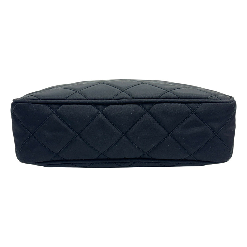 黑色 絎縫 尼龍 Tessuto Impuntu 兩用包 【PRADA 普拉達】 1BH910-3