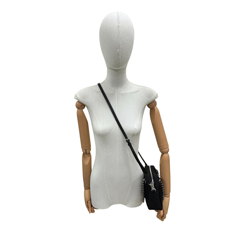 黑色 絎縫 尼龍 Tessuto Impuntu 兩用包 【PRADA 普拉達】 1BH910-7