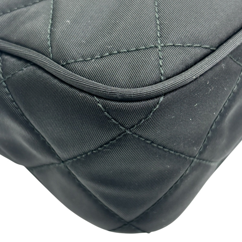 黑色 絎縫 尼龍 Tessuto Impuntu 兩用包 【PRADA 普拉達】 1BH910-9