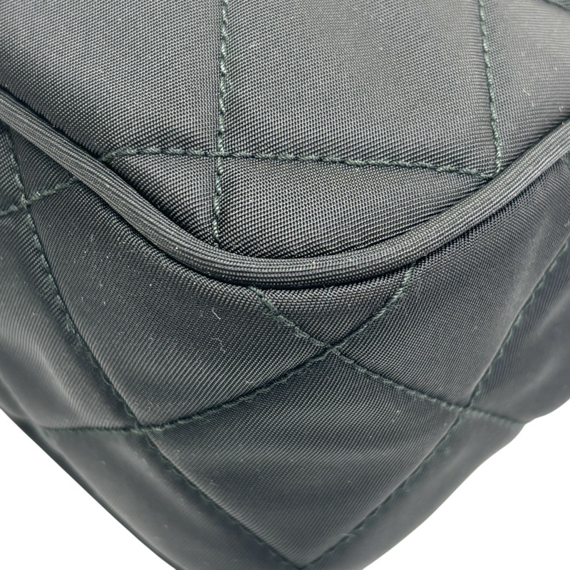 黑色 絎縫 尼龍 Tessuto Impuntu 兩用包 【PRADA 普拉達】 1BH910-10