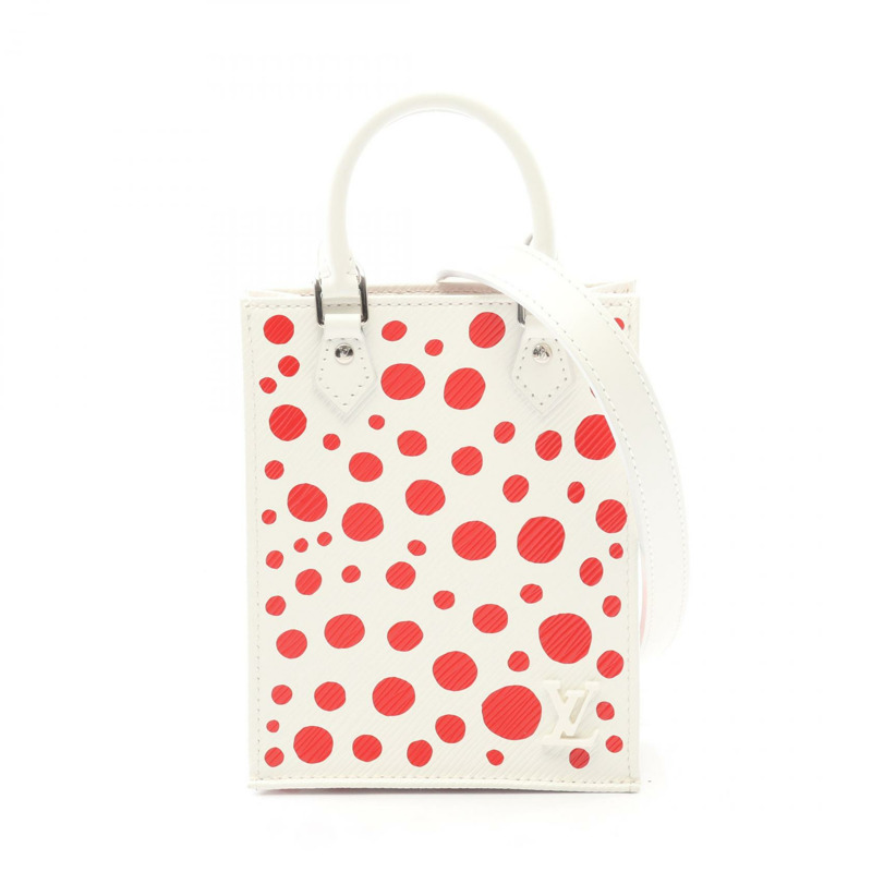 路易威登 Yayoi Kusama Petite Sac Plat 斜背包 M81986 Epi 圓點 LV-0