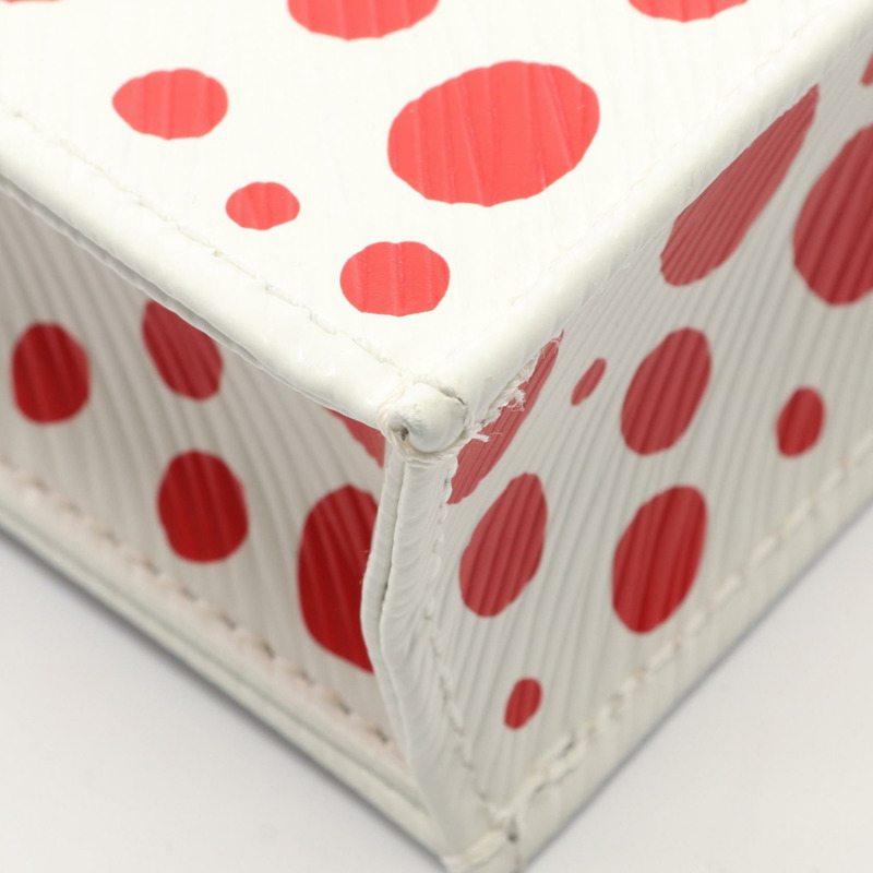 路易威登 Yayoi Kusama Petite Sac Plat 斜背包 M81986 Epi 圓點 LV-4