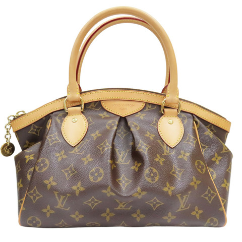 棕色 原花 帆布 Tivoli PM 手提包【LOUIS VUITTON LV 路易威登】 M40143