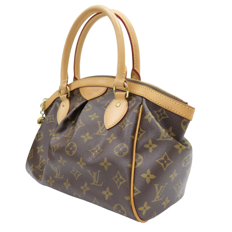 棕色 原花 帆布 Tivoli PM 手提包【LOUIS VUITTON LV 路易威登】 M40143-2