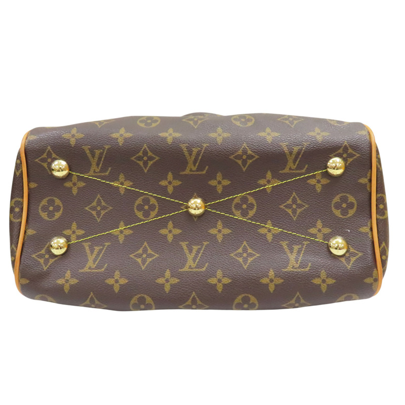 棕色 原花 帆布 Tivoli PM 手提包【LOUIS VUITTON LV 路易威登】 M40143-3