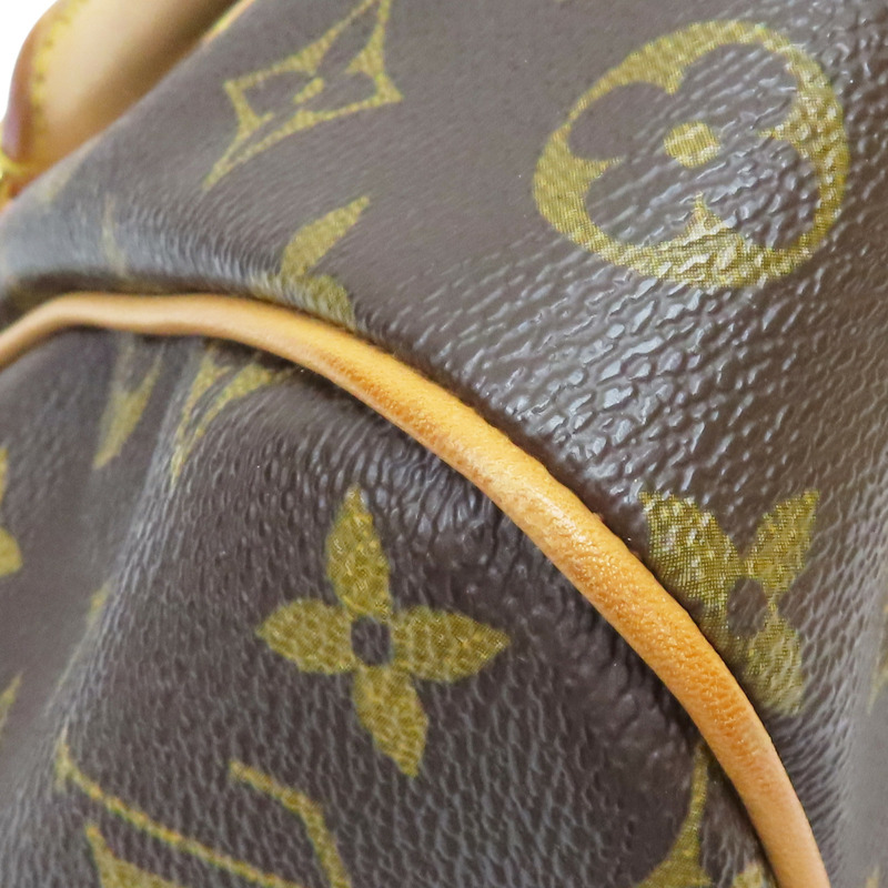 棕色 原花 帆布 Tivoli PM 手提包【LOUIS VUITTON LV 路易威登】 M40143-10