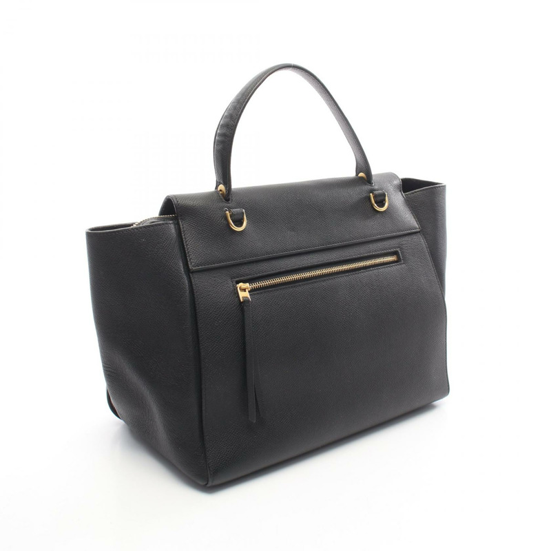 CELINE BELT MINI 單肩手提包 176103 黑色真皮二手女款-1