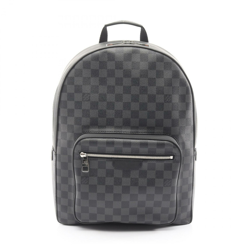 路易威登 Josh 雙肩包 N41473 Damier 石墨色帆布 黑色 二手 LV-0