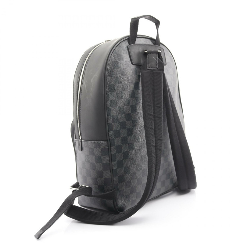 路易威登 Josh 雙肩包 N41473 Damier 石墨色帆布 黑色 二手 LV-1